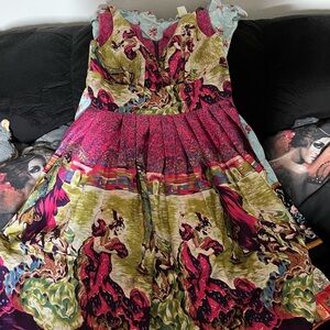 Retrospec’d Flamenco Pink pinup dress 16